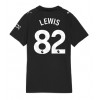 Manchester City Rico Lewis #82 Bortedrakt Kvinner 2025-26 Kortermet